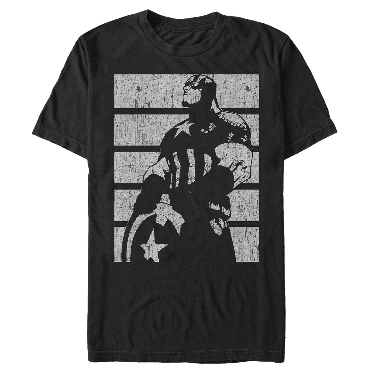 Marvel Captain America Graphic T-Shirt for Men - Superhero Cotton Tee for Casual Wear, Cosplay & Comic Con
