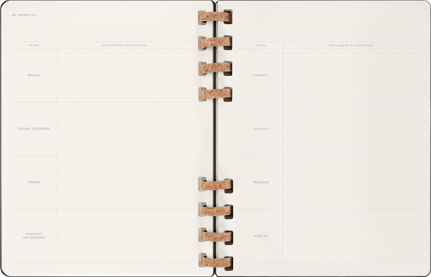 Moleskine 2025 Weekly & Monthly Planner - 12 Month Spiral Notebook with Hard Cover & Elastic Closure - Extra Large 20.4x25.2 cm Black - Perfect for Business, School & Personal Organization