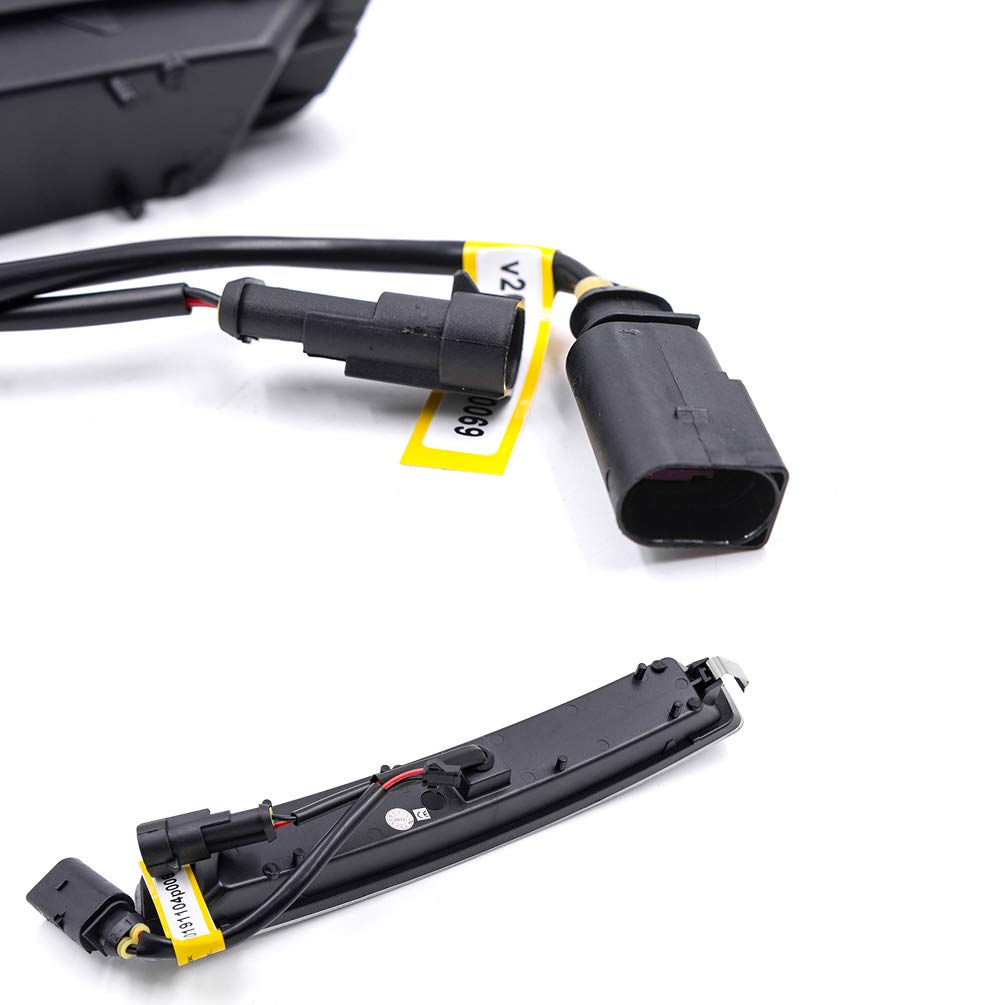 Volkswagen Beetle LED Daytime Running Lights - White & Amber Turn Signal Kit (2006-2010 Models) | High Power LED Lamps for Improved Visibility & Safety | Perfect for Night Driving & Foggy Conditions