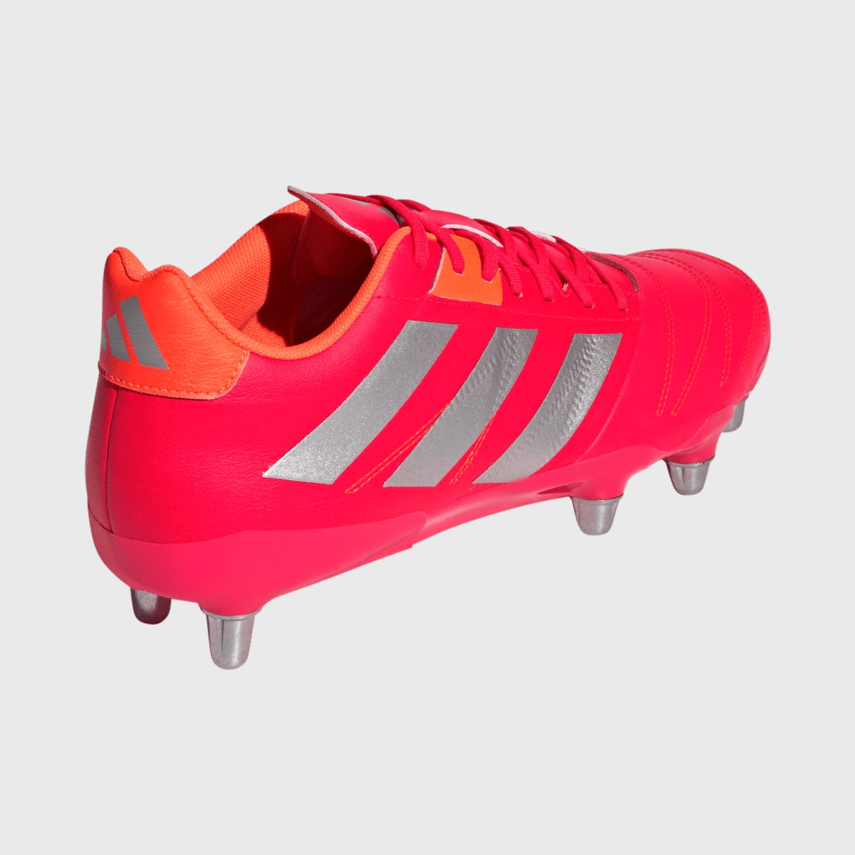 Adidas Kakari Elite SG Rugby Cleats for Men - Lucid Red | Firm Ground Soccer Shoes for Rugby & Football | Perfect for Matches & Training