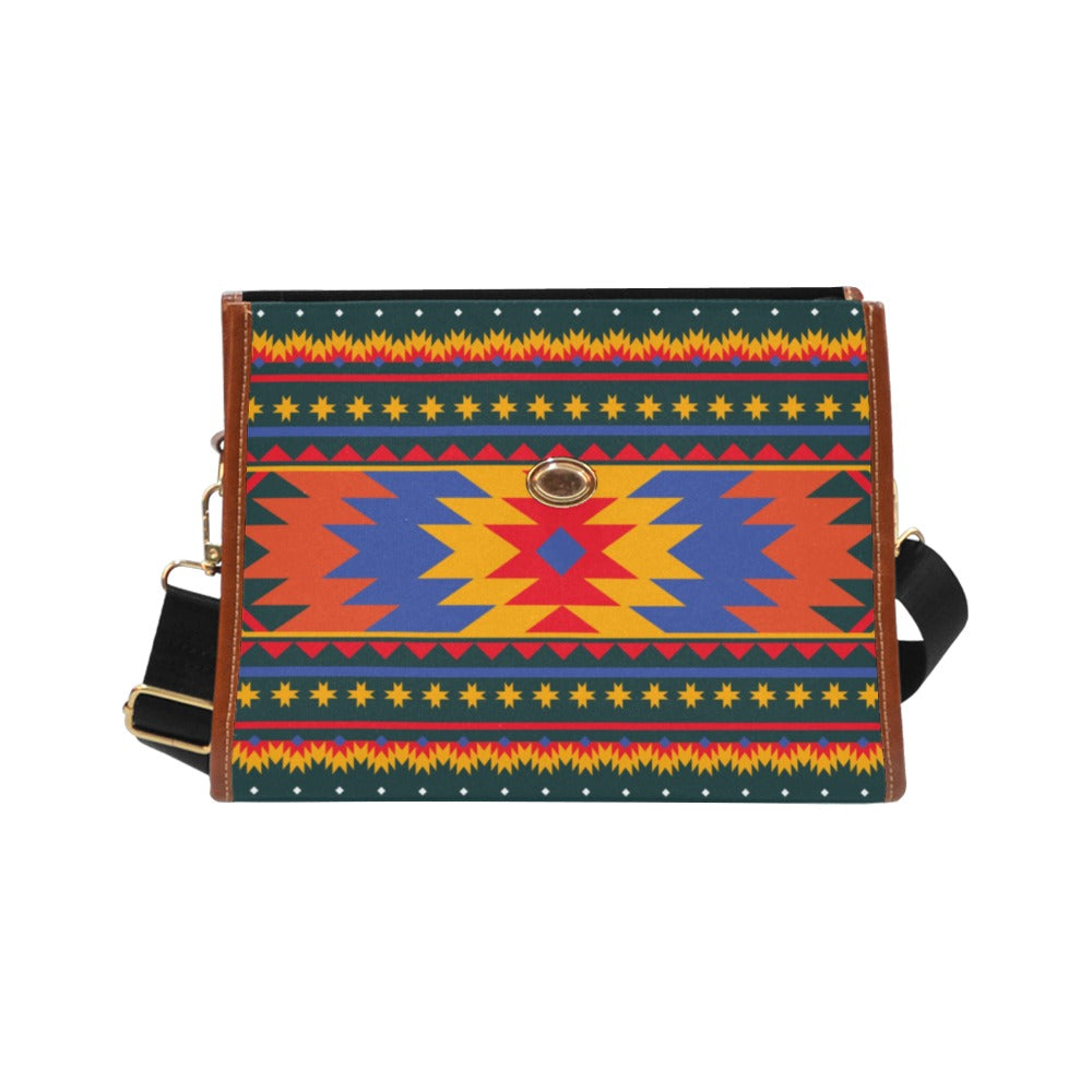 Sunset Trail Waterproof Canvas Bag - Durable Outdoor Backpack for Hiking, Camping & Travel - Perfect for Adventure Enthusiasts