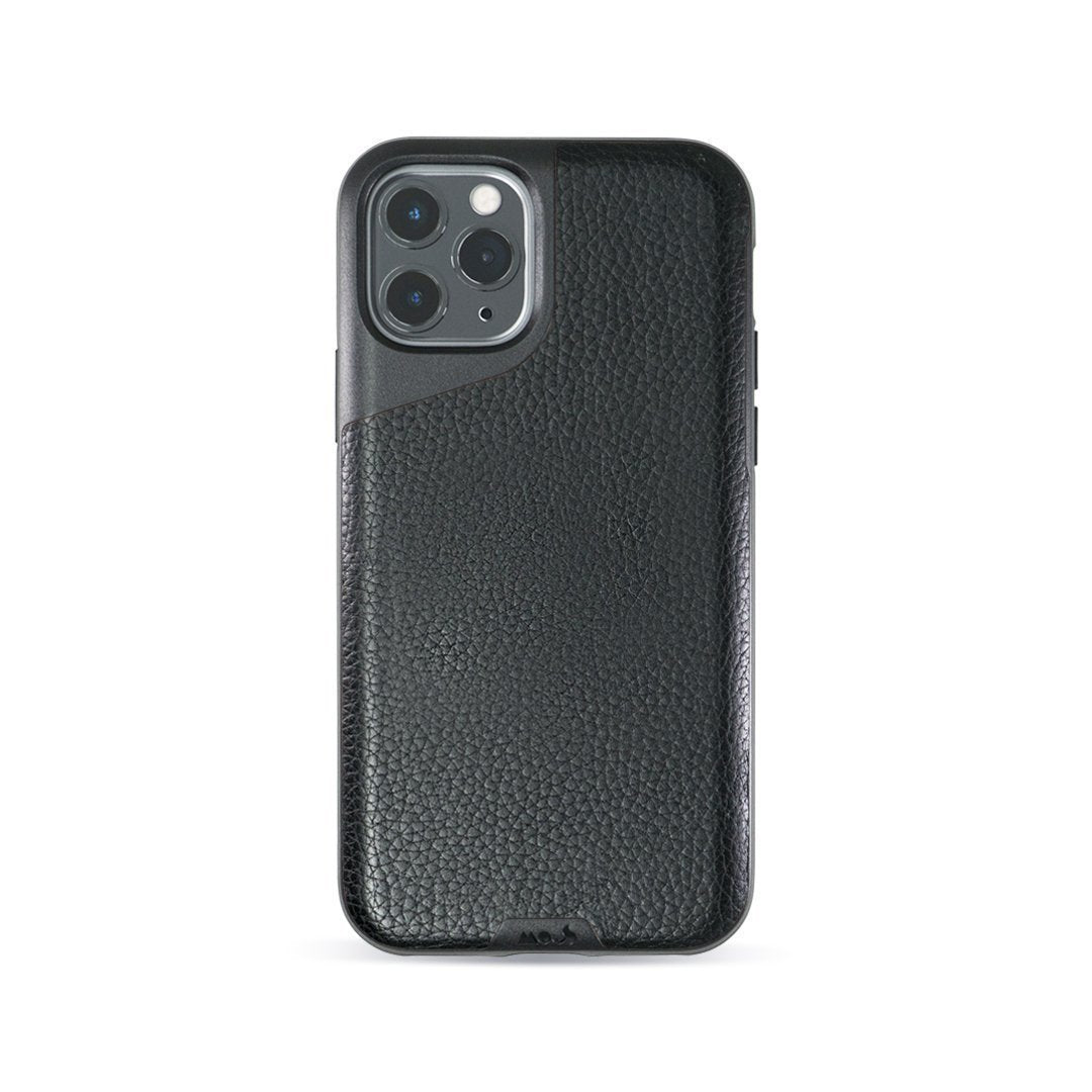 Premium Black Leather Phone Case - Slim & Durable Contour Design for iPhone & Samsung | Perfect for Business, Travel & Everyday Protection