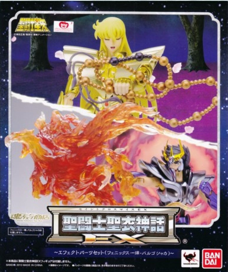 Bandai Tamashii Nations Saint Seiya Cloth Myth EX Effect Parts Set - Phoenix Ikki & Virgo Shaka Action Figure Accessories | Anime Collectible for Display & Cosplay