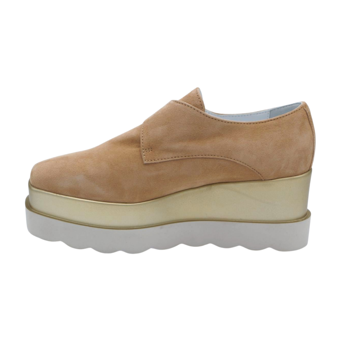 MARCO MOREO Women's ISLA M603 Camel Suede Wedge Sandals - Comfortable & Stylish for Casual Outings, Beach Walks, and Summer Vacations
