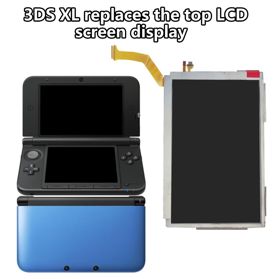 Upgraded LCD Screen Display Replacement for Nintendo 3DS XL (2015 Model) - High-Quality Top Upper Screen Repair Part for Gaming Enthusiasts | Perfect for DIY Fixes & Console Restoration Projects