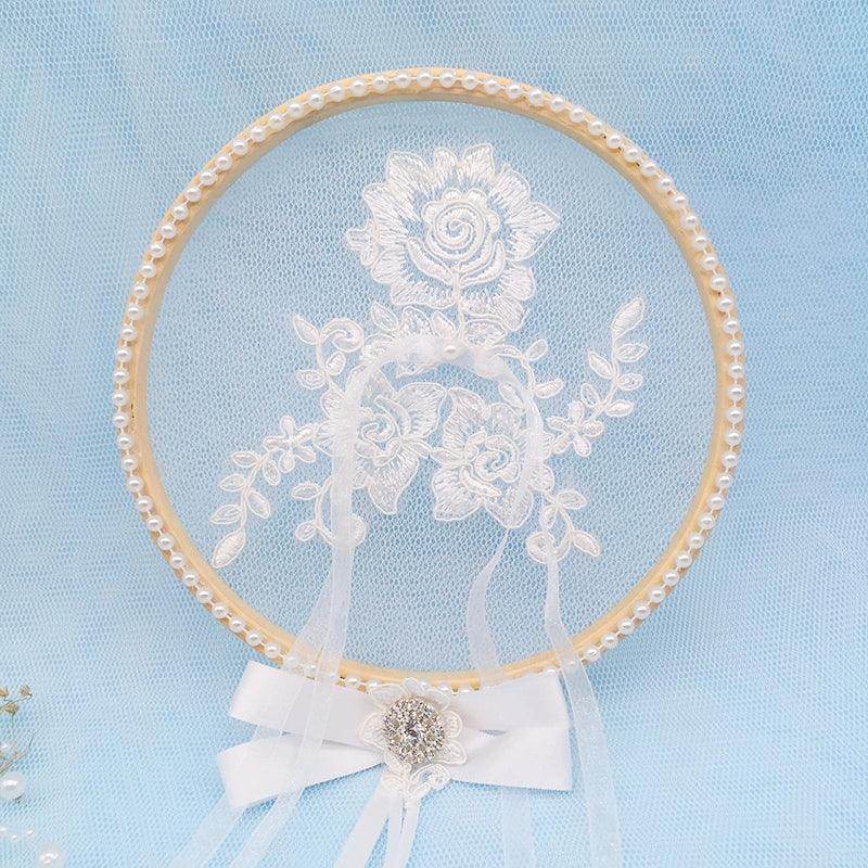 Handmade Pearl Bud Ring Pillow - Elegant Wedding Accessory for Bridal Bouquet, Ring Bearer, and Ceremony Decor
