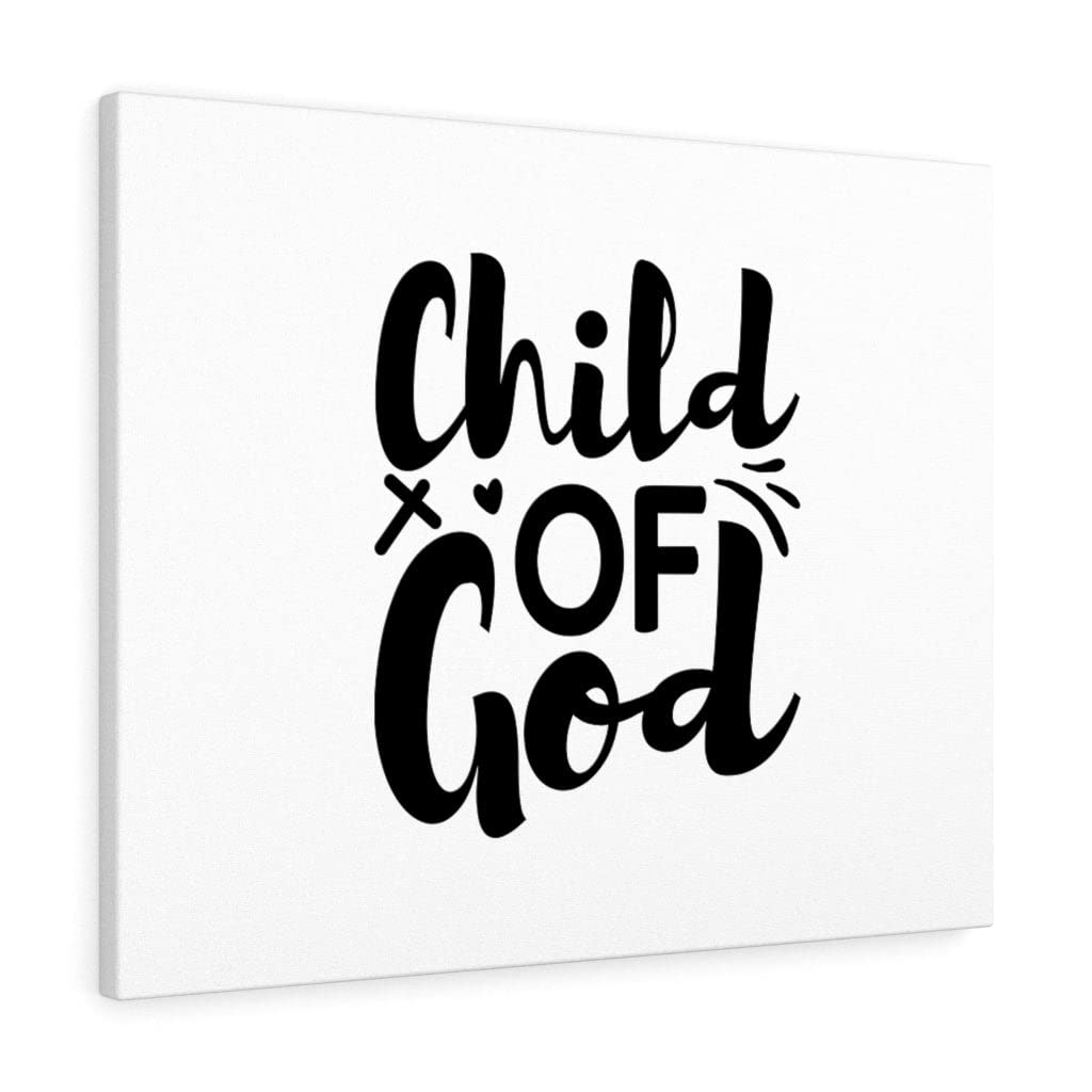 Child of God Christian Wall Art - Bible Verse Print Ready to Hang - Inspirational Scripture Decor for Home, Church & Nursery - Perfect Christian Gift for Baptism, Birthday & Holidays