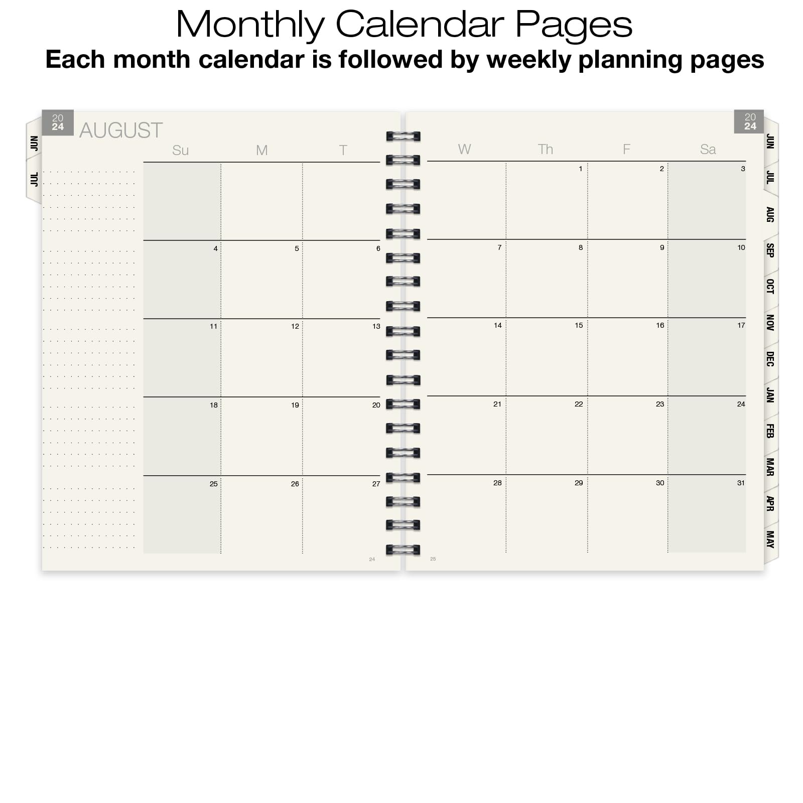2024-2025 Monthly & Weekly Planner - 7