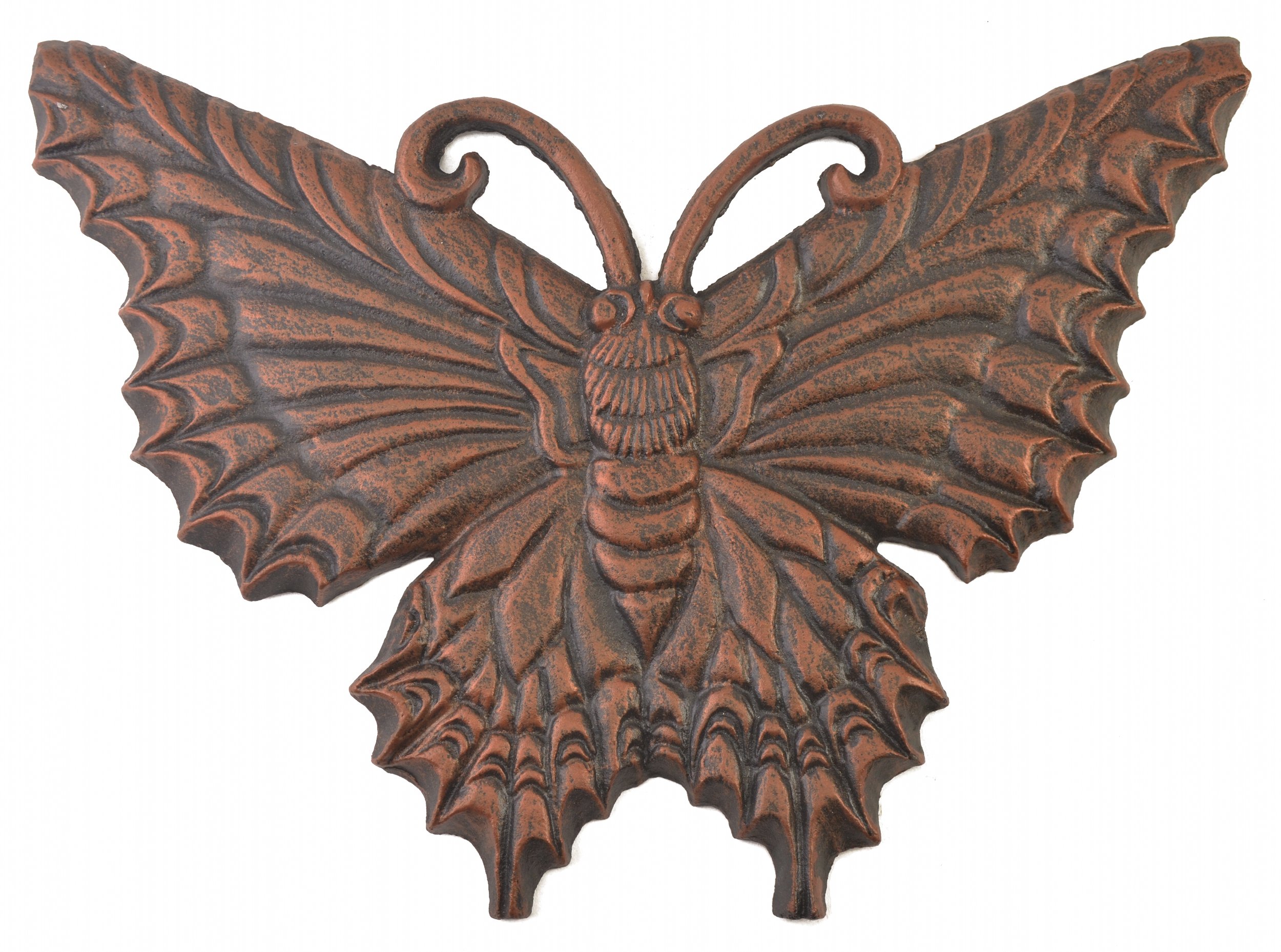 COLIBROX Butterfly Stepping Stone - Decorative Bronze Cast Iron Garden Pathway Decor for Outdoor Landscaping & Yard Art | Perfect for Flower Beds, Walkways, and Garden Accents