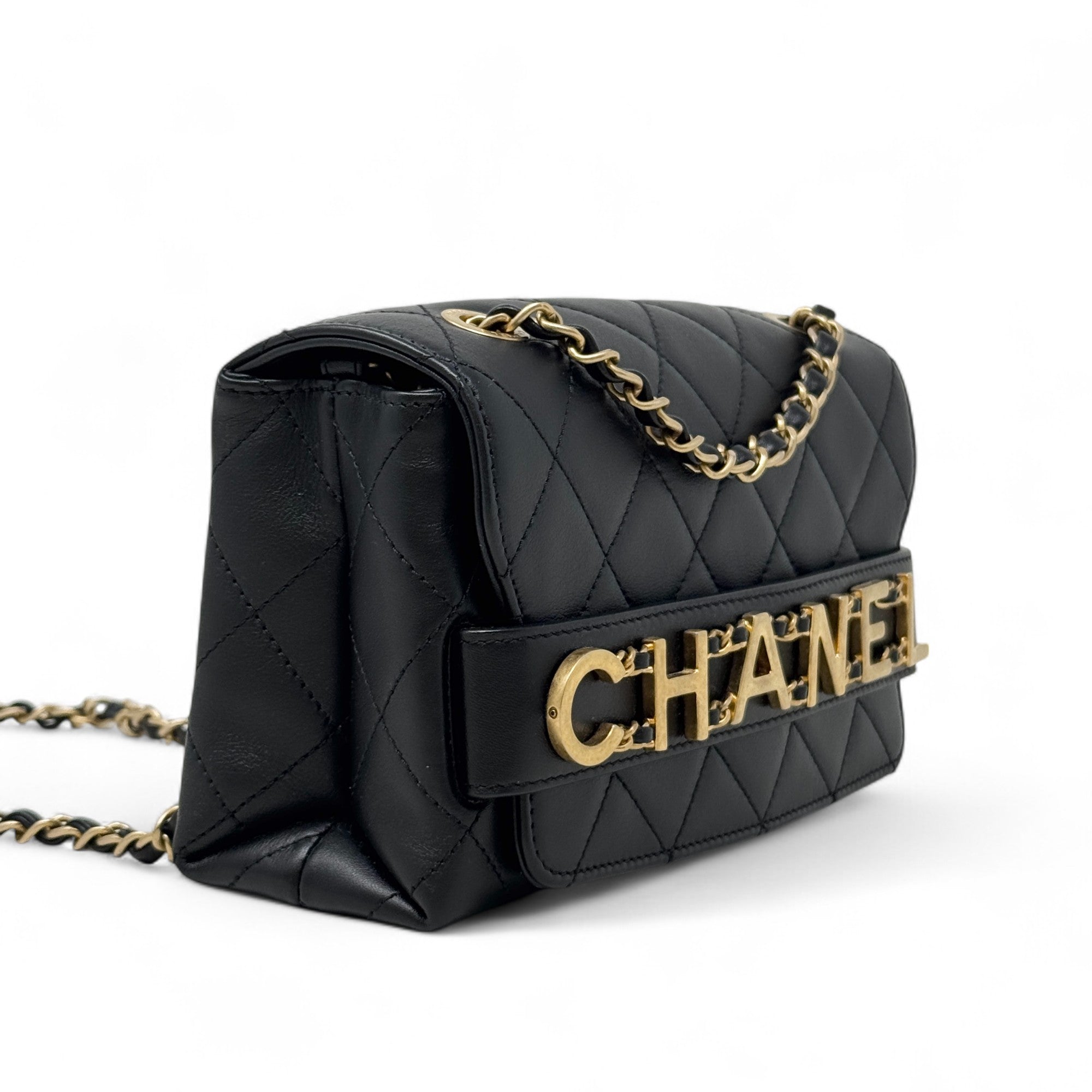 Chanel Black Small Enchained Bag - Luxury Crossbody Bag for Women | Perfect for Evening Parties, Date Nights & Special Occasions