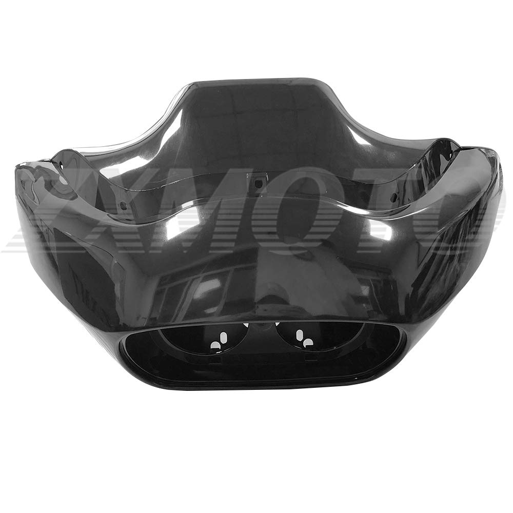 ZXMOTO ABS Batwing Fairing Kit for Harley Davidson Road Glide FLTR (1998-2013) - Unpainted Inner & Outer Headlight Fairing Replacement - Perfect for Custom Bike Builds & Road Touring Upgrades