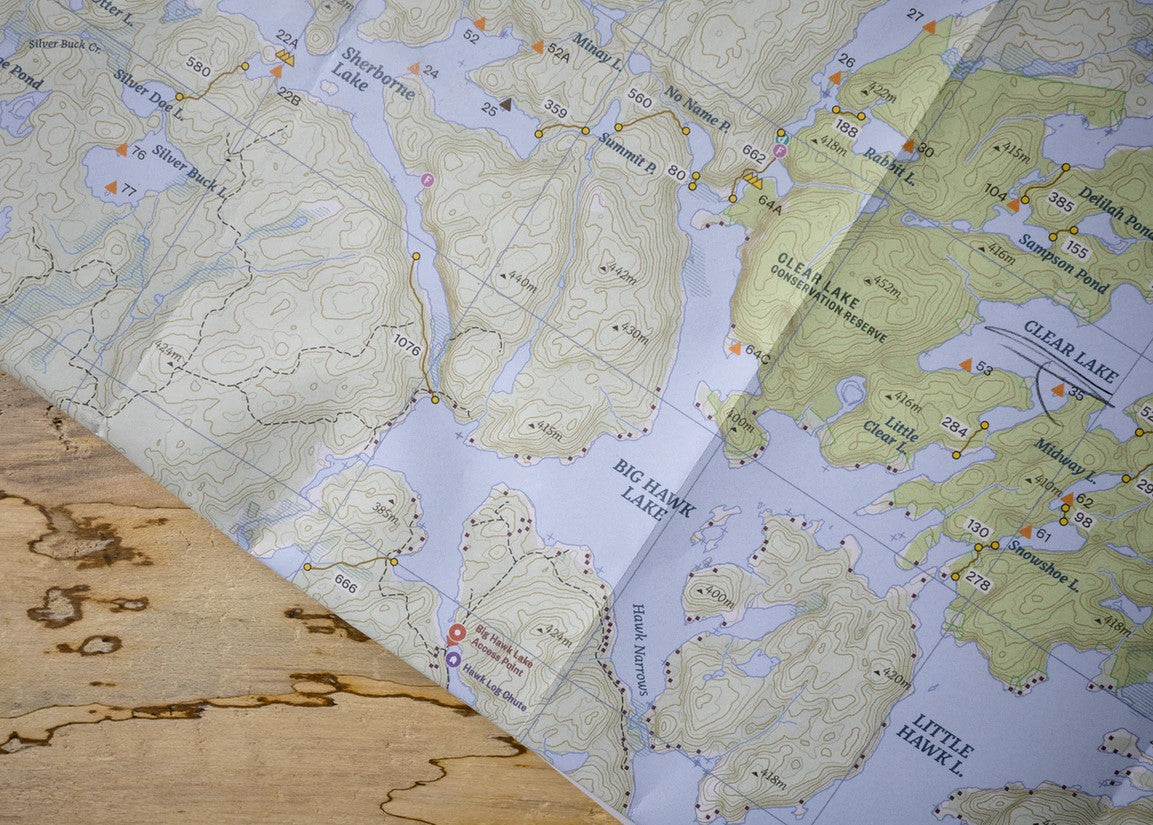 Lat Long Haliburton Highlands Water Trails - Premium Canoe & Kayak Maps for Ontario Adventure Travel | Perfect for Outdoor Exploration & Waterway Navigation