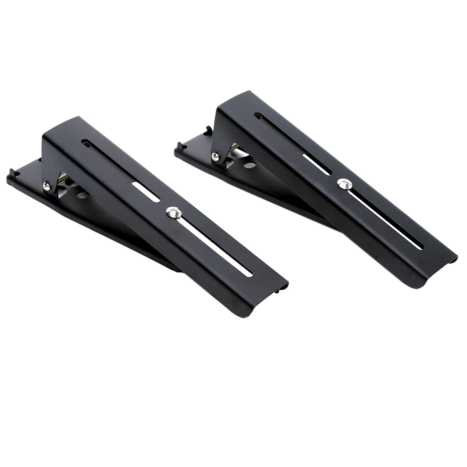 304 Stainless Steel Microwave Shelf Bracket - Wall Mount Kit with Screws | Foldable & Stretchable Oven Stand Rack (2-Piece Set) | Perfect for Kitchen Organization & Space Saving