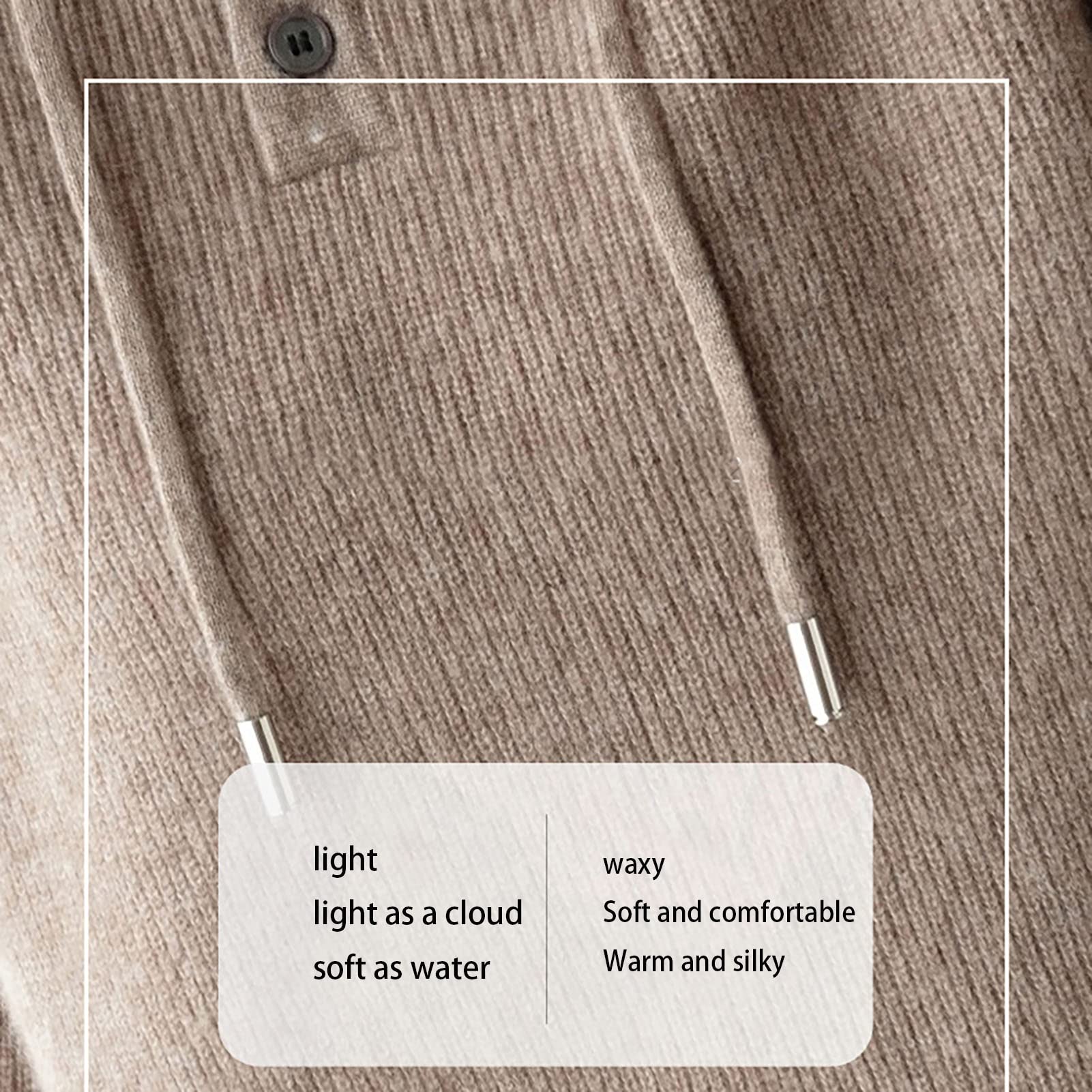 Women's Wool Hoodie - Soft Casual Long Sleeve Pullover Sweatshirt, Loose Fit Solid Color Top (Beige, Small) | Perfect for Fall Layering, Outdoor Activities & Cozy Home Wear