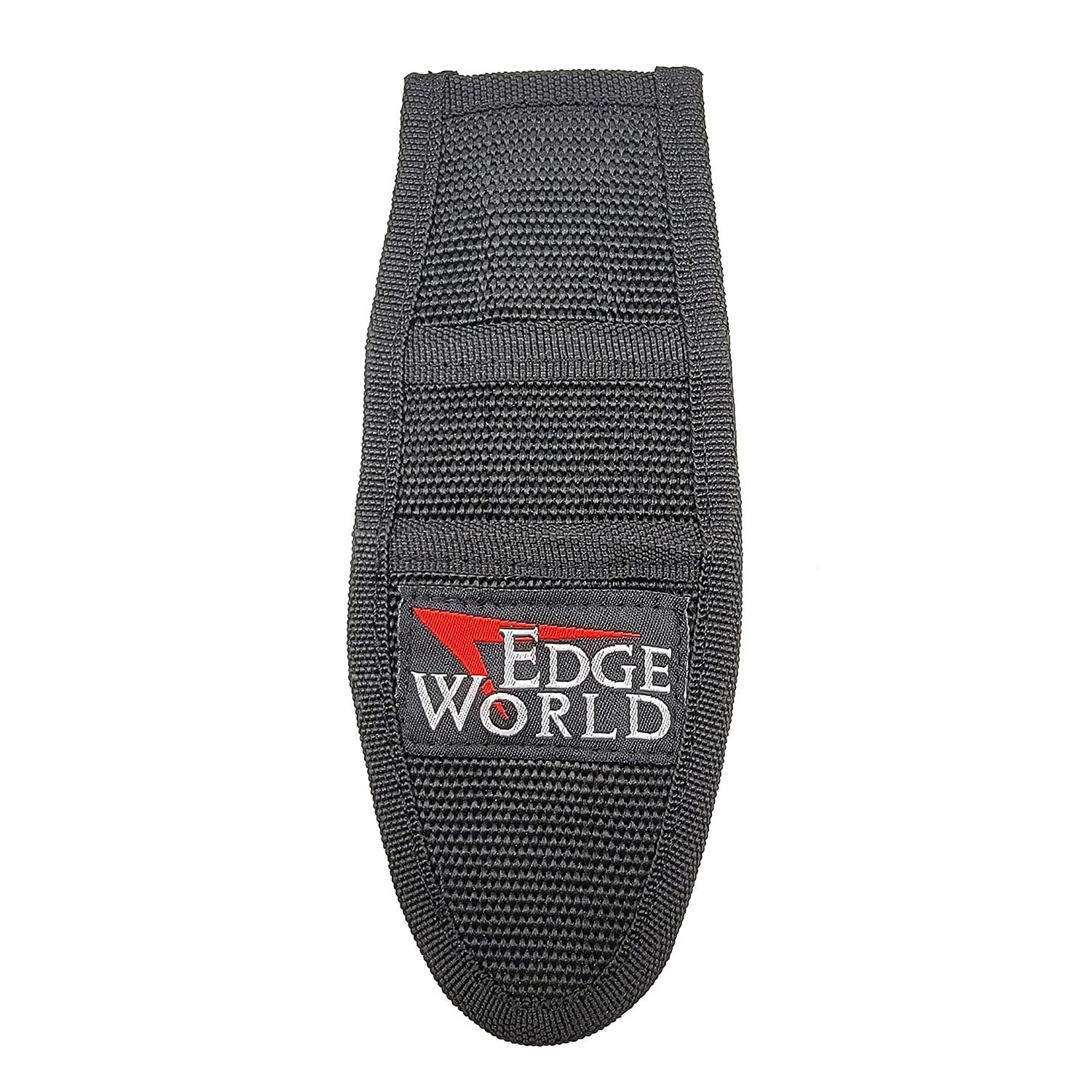 Edge World Nylon Tool Sheath - Durable Multi-Purpose Knife & Tool Holder for Camping, Hunting, and Outdoor Adventures