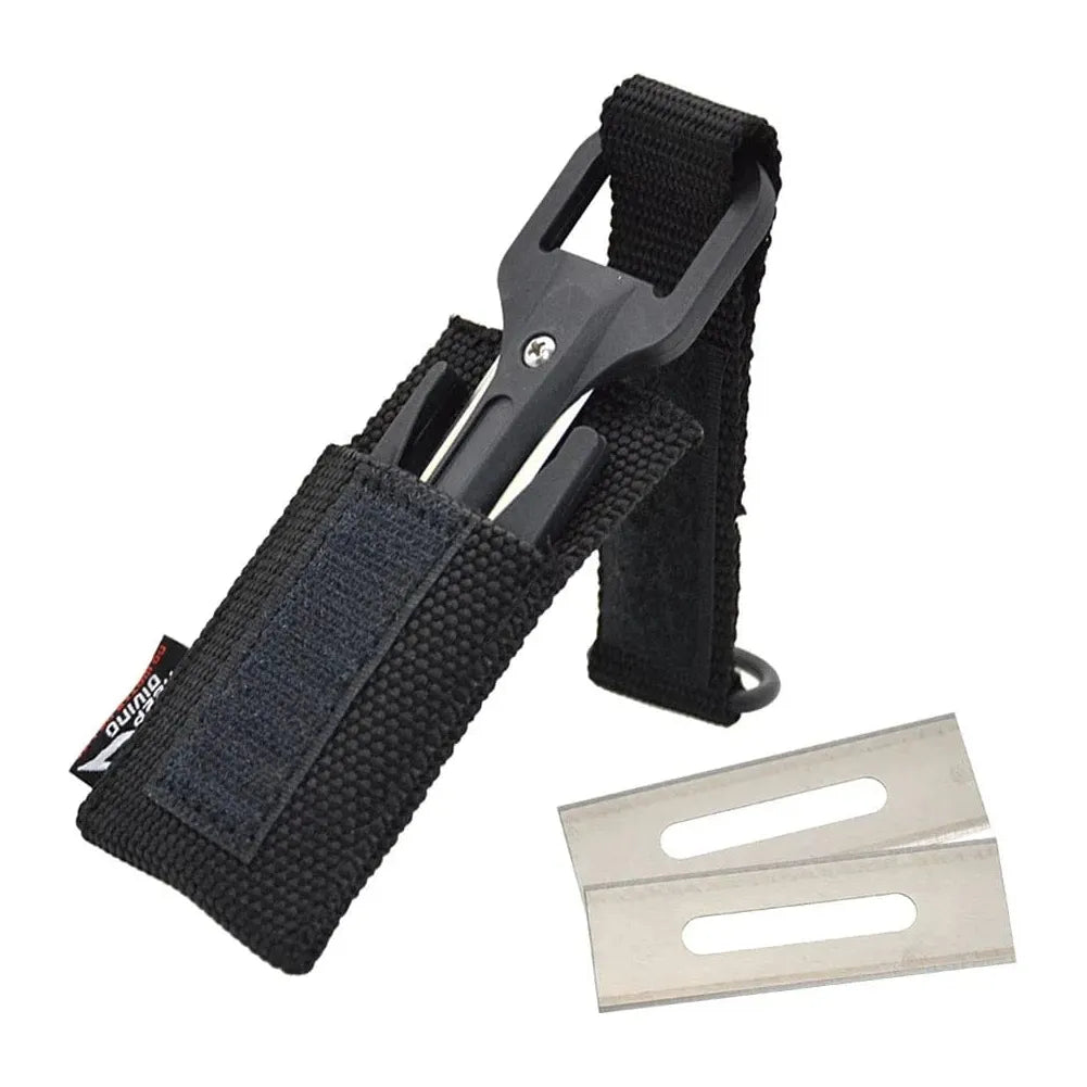 Scuba Diving Safety Line Cutter - Ceramic Blade Knife for Emergency Underwater Cutting | Perfect for Diving, Snorkeling & Water Sports