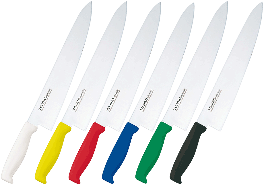 TOJIRO 300mm Color Molybdenum Vanadium Steel Chef Knife - 6 Vibrant Colors for Professional & Home Kitchens | Perfect for Slicing, Dicing & Food Prep