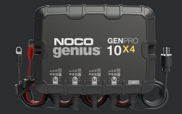 NOCO GENPRO10X4 Smart Battery Charger - 12V 24V Lithium & Lead-Acid Car Battery Charger with Engine Start - Perfect for Cars, Trucks, Motorcycles, Boats & RVs