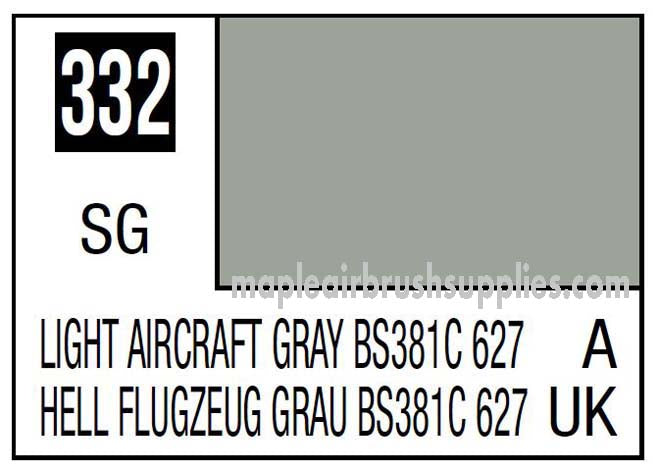 Mr. Color Light Aircraft Gray BS381C 627 - High-Quality Model Paint for Scale Aircraft & Military Miniatures - Perfect for Hobbyists & Collectors