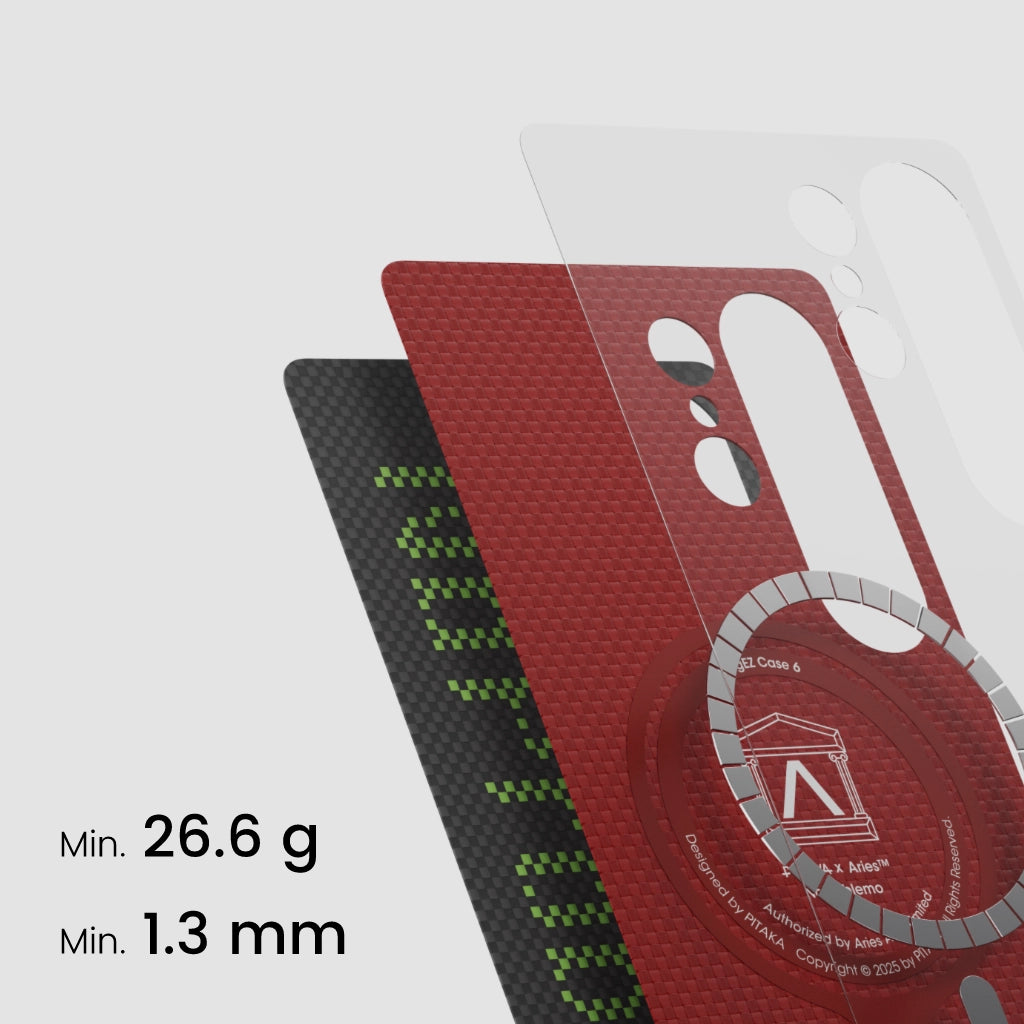 Aries Collaborative Luminous Phone Case - Glow in The Dark Protective Cover for iPhone & Samsung - Perfect for Nighttime Safety & Outdoor Adventures