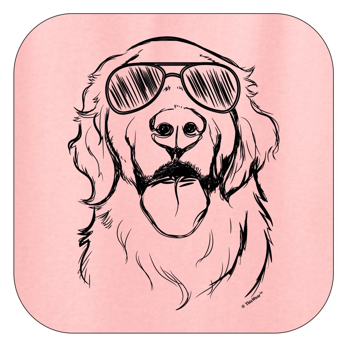Golden Retriever Hoodie with Sunglasses - Cute Dog Sweatshirt Gift for Pet Lovers | Perfect for Birthdays, Christmas & Dog Costume Parties