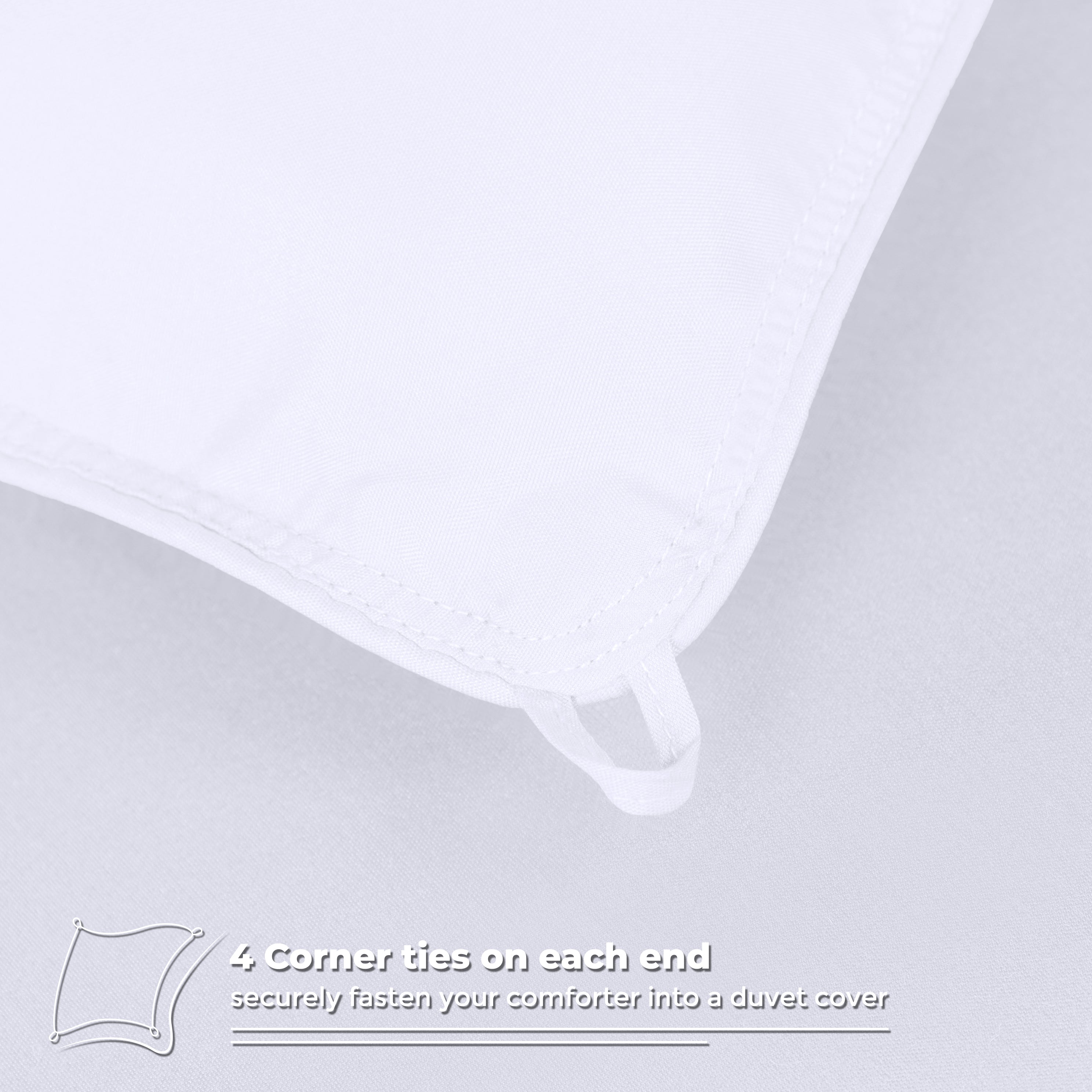 Luxury Brushed Microfiber Reversible Comforter Set - Ultra Soft Bedding for All Seasons - Perfect for Master Bedroom, Guest Room & Dormitory