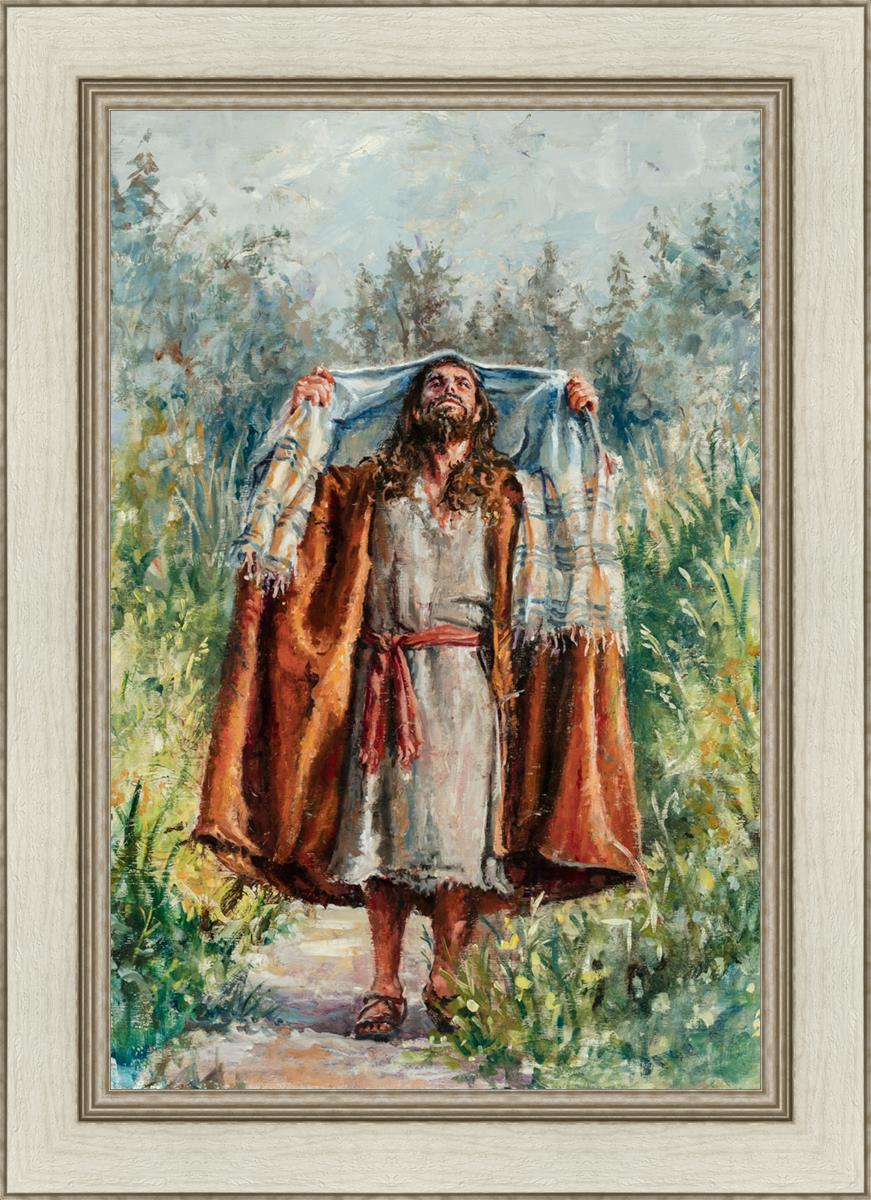 Jesus in the Wilderness - Religious Wall Art for Home & Church Decor - Inspirational Christian Gift for Prayer & Meditation Spaces