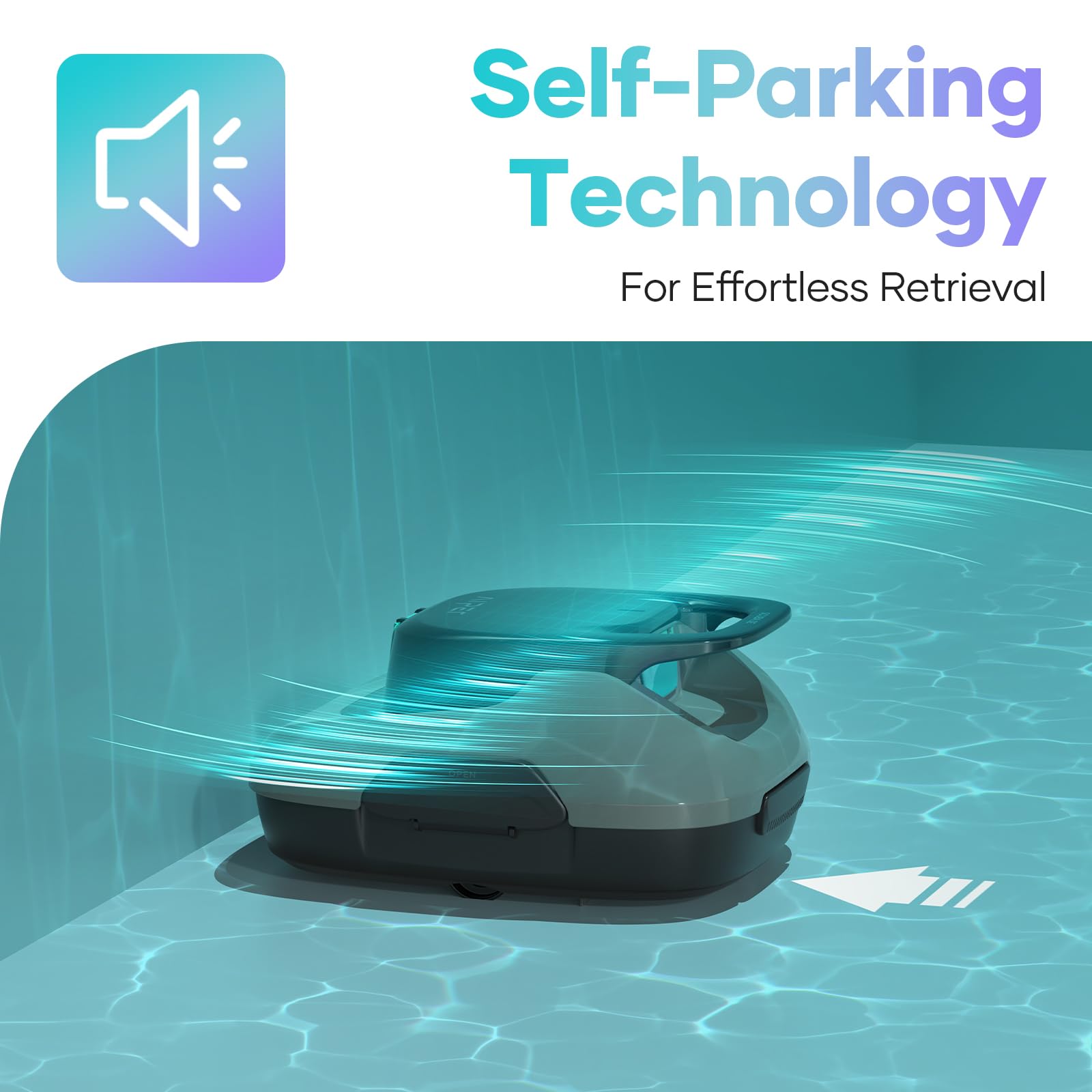 AIPER Cordless Robotic Pool Cleaner - Automatic Pool Vacuum with Self-Parking Technology, 90 Min Runtime for In-Ground & Above-Ground Pools up to 40 FT | Perfect for Weekly Maintenance & Seasonal Pool Cleaning