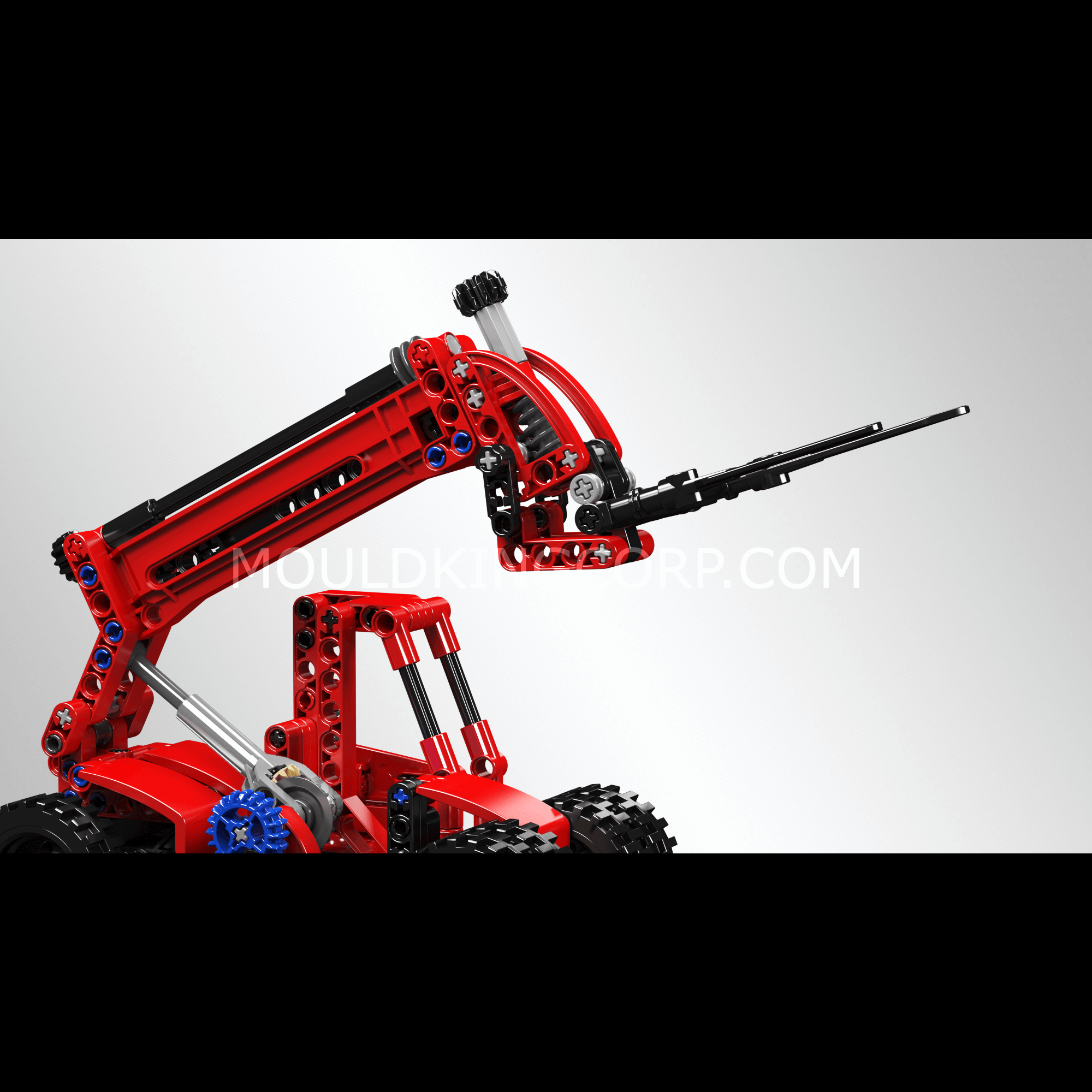 Mould King 24016 Telehandler Construction Building Blocks Toy Set - 218 PCS for Kids & Adults | STEM Educational Toy for Engineering Enthusiasts | Perfect for Birthday Gifts & Creative Play