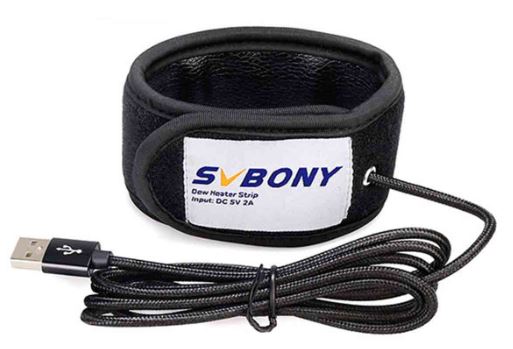 Svbony 5V USB Dew Heater for Telescope Lens - Anti-Fogging Device for Astronomy & Photography - Perfect for Stargazing, Astrophotography & Outdoor Observation