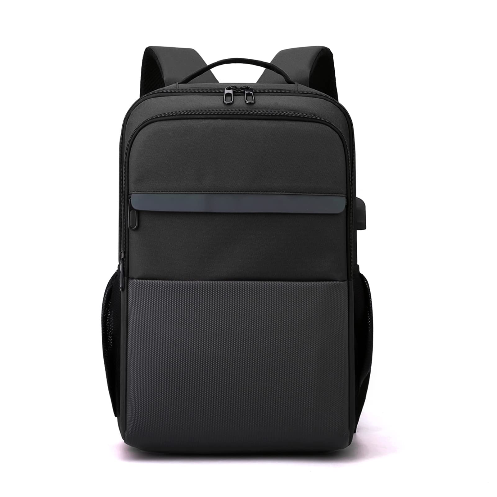 AQZPTV Anti-Theft Laptop Backpack with USB Charging Port, Water-Resistant, Durable Slim Design for 15.6 Inch Laptop, Perfect for Travel, Business, College, School, and Everyday Use (Black)