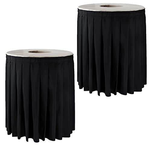Marble Design Top Black Skirt