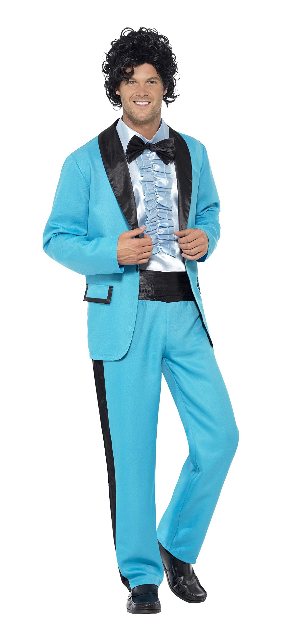 Smiffy's Men's 80s Prom King Costume - Vintage 1980s Fancy Dress Outfit for Halloween, Theme Parties & Cosplay Events
