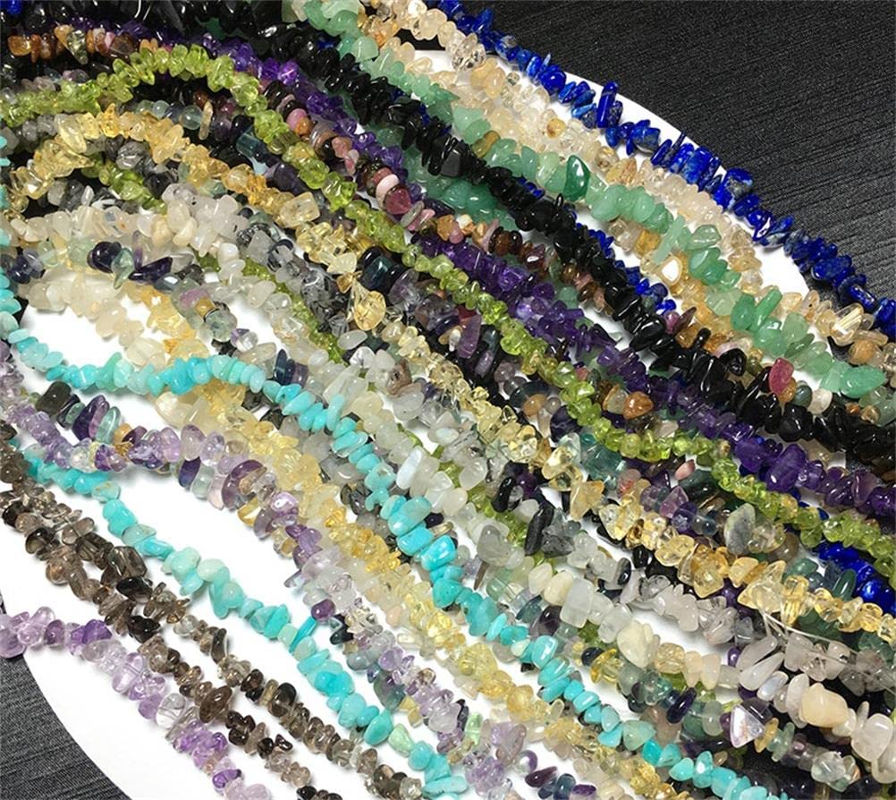 Natural Seed Bead Gemstone Choker Necklace for Women - Healing Crystal Chakra Jewelry with Colorful Stone Chips | Perfect for Meditation, Yoga & Spiritual Gifts