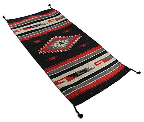 Center Diamond, Black/Red