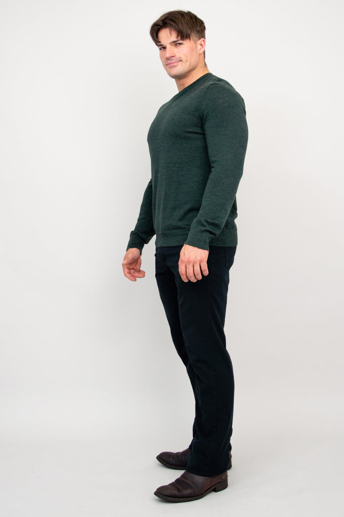 Premium Fraser Sweater for Men & Women - 100% Merino Wool, Woodland Color - Cozy Winter Wear for Outdoor Adventures & Casual Style