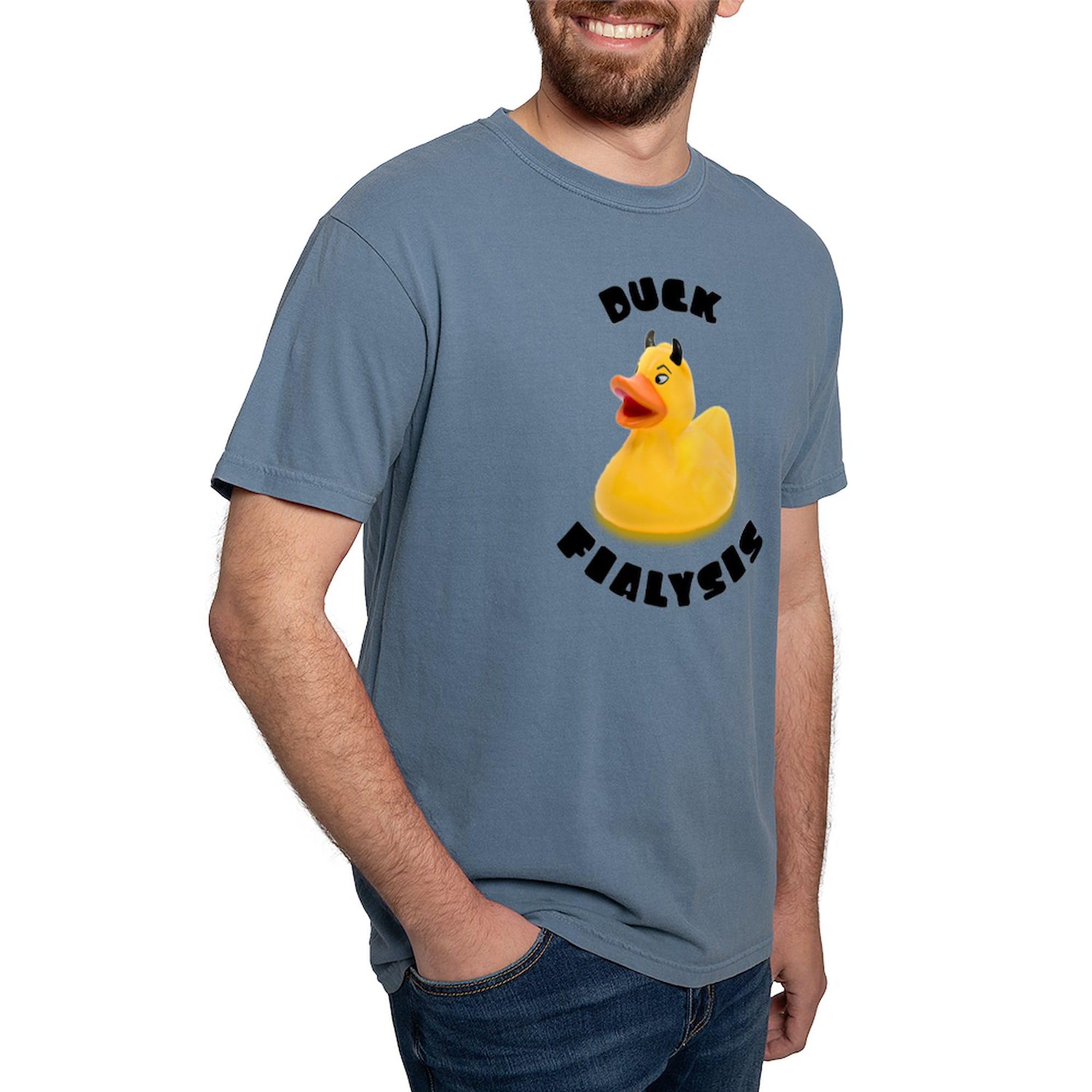 Duck Fialysis T-Shirt for Men - Comfort Colors® Premium Cotton Tee - Funny Duck Design for Casual Wear, Gifts & Everyday Outfits