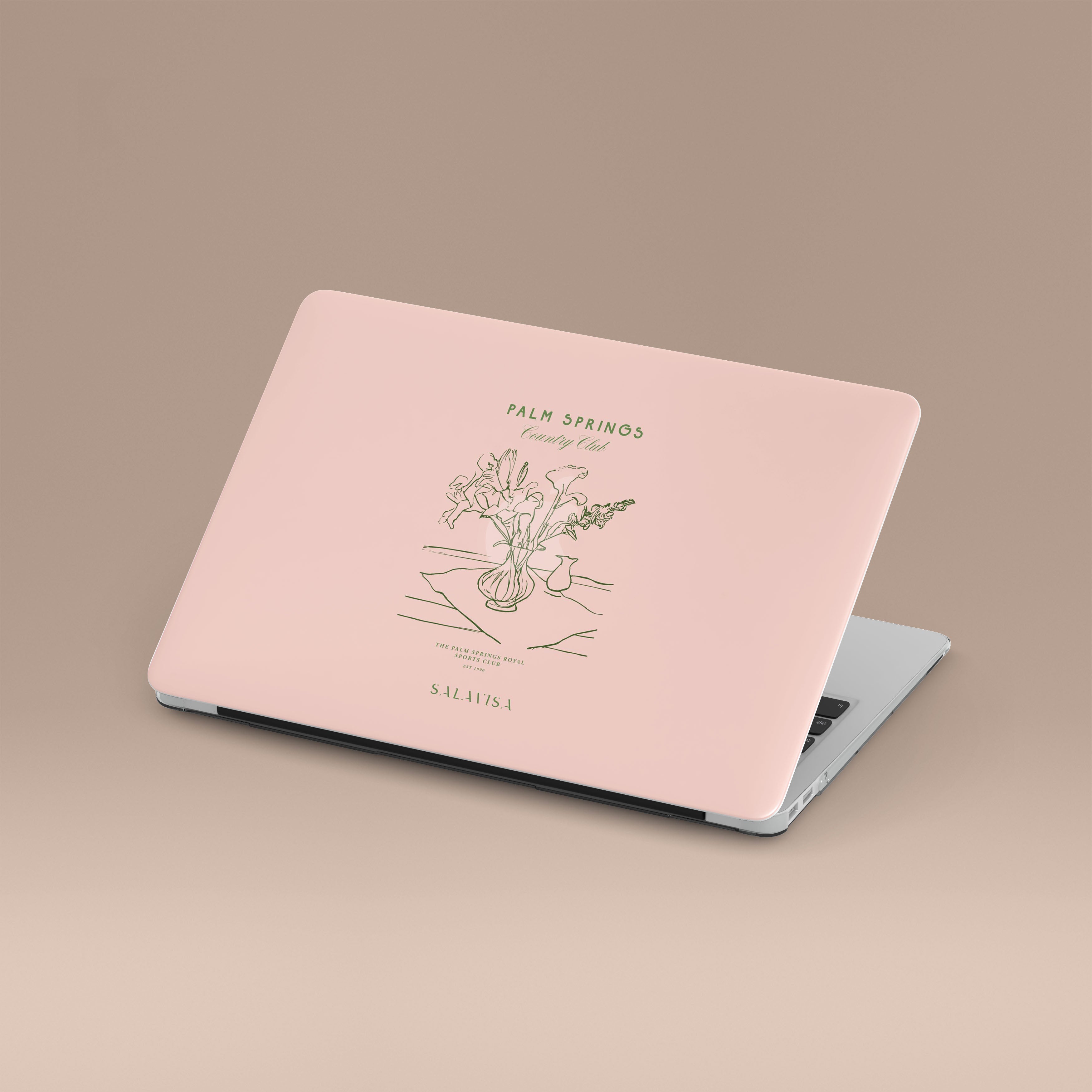 Pink Palm Springs MacBook Case - Stylish Protective Cover for MacBook Air & Pro - Perfect for Travel, Work & School
