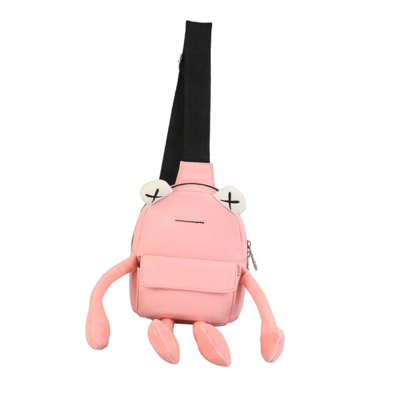 FASHIONMYDAY Sling Backpack - Lightweight Nylon Chest Bag for Outdoor, Shopping & Travel | Versatile Daypack for Women & Men | Perfect for Hiking, Commuting & Daily Use | Pink Casual Backpack