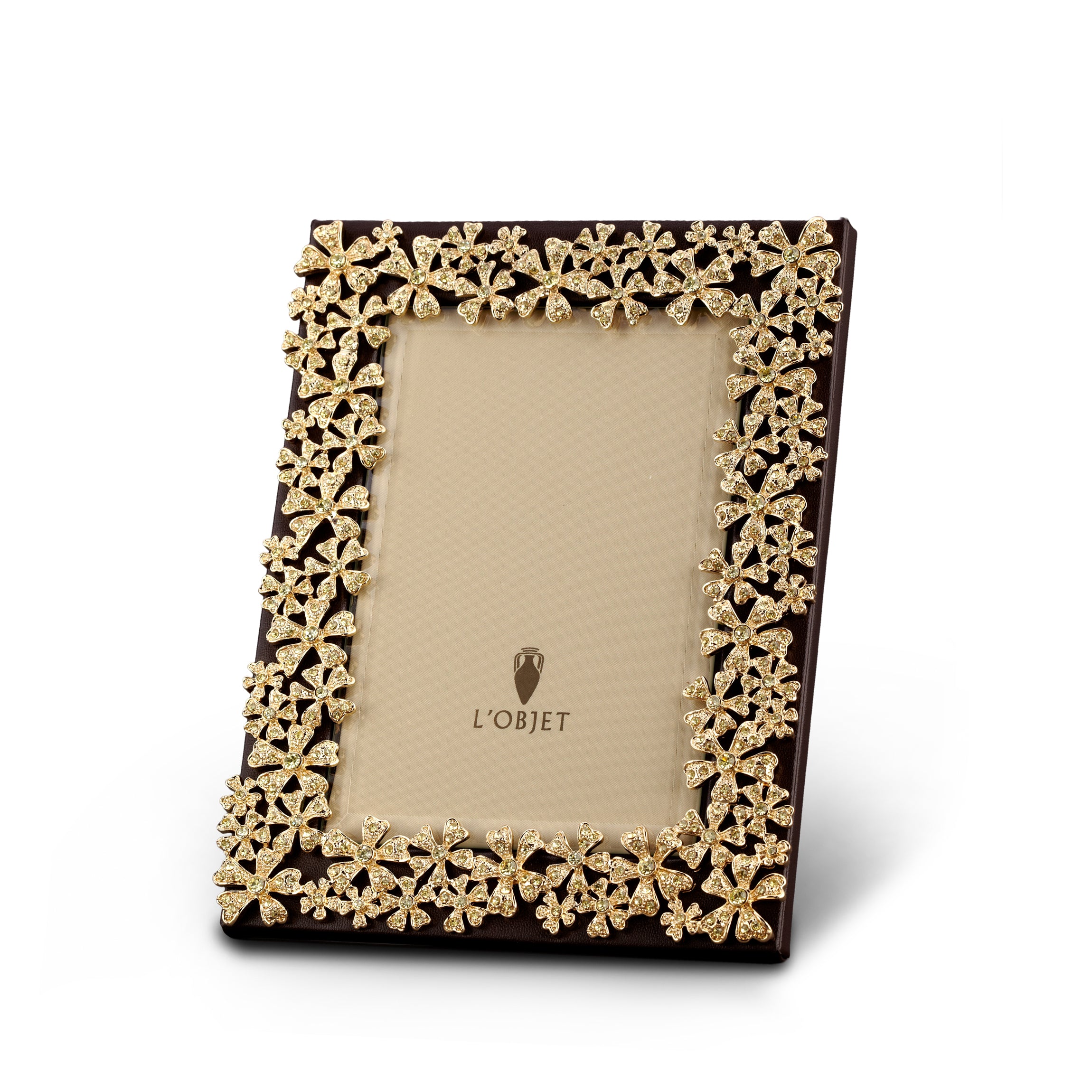 4x6 Gold Garland Photo Frame - Elegant Wall or Tabletop Display for Wedding, Home Decor, and Gift Giving