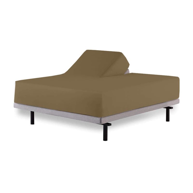Premium 100% Cotton Split King Sheet Set for Adjustable Beds - 16