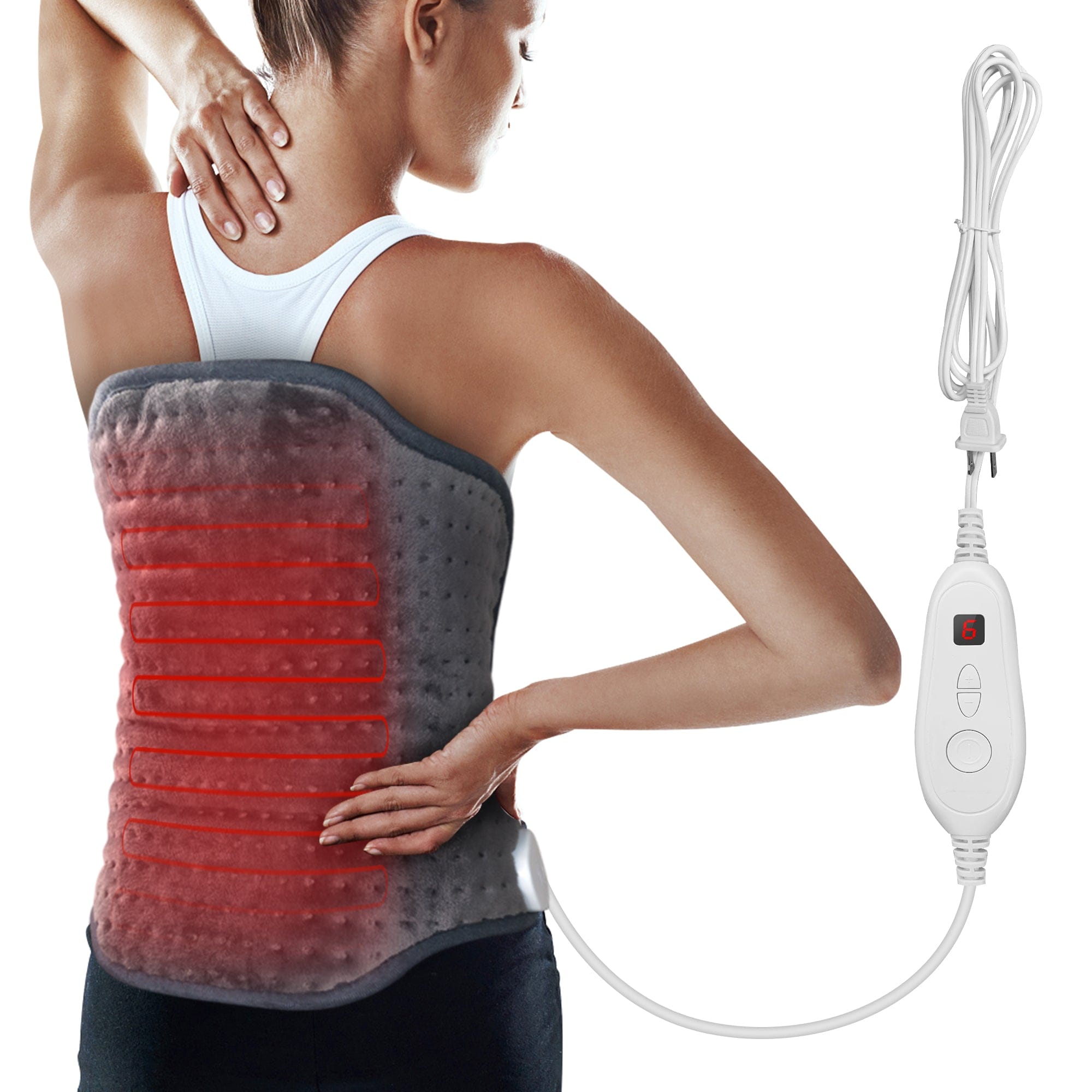 Snailax XL Large Heating Pad for Back Pain Relief - 16