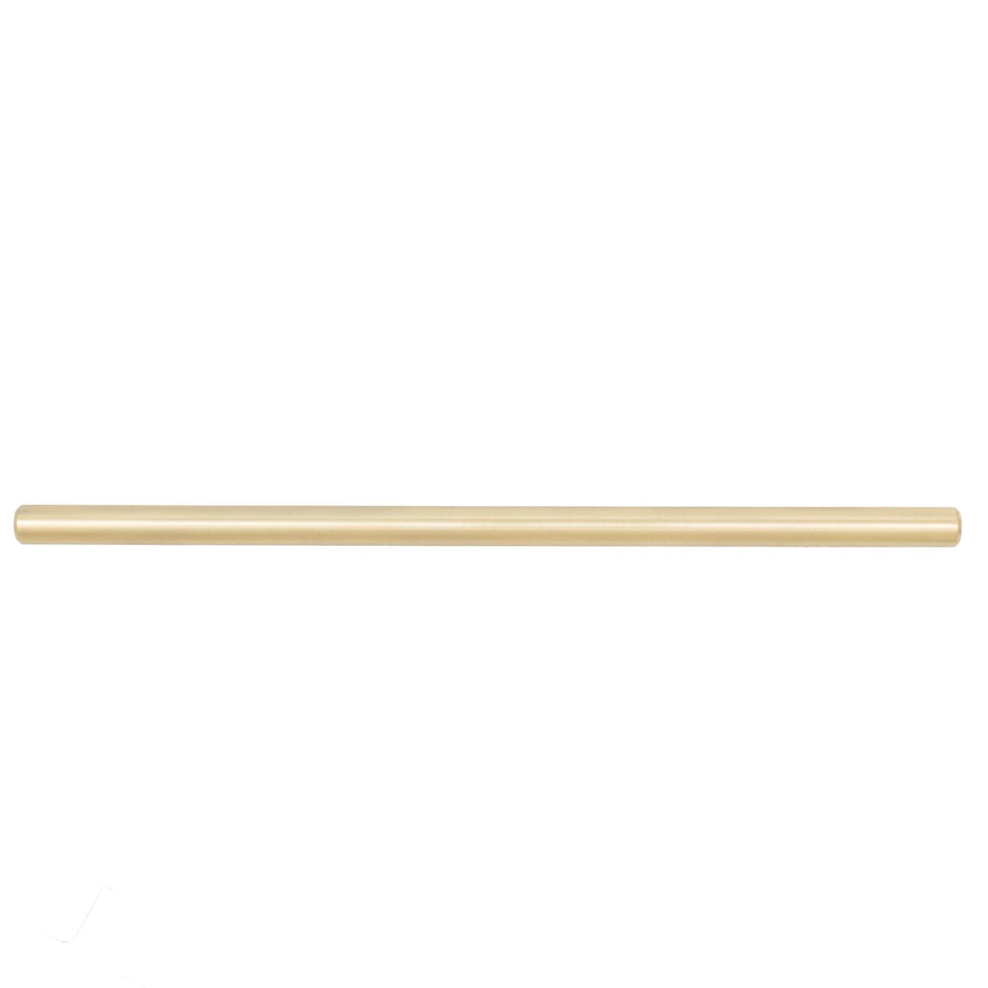 Stone Harbor Hardware Bar Cabinet Pull - 192mm Center to Center, 272mm Overall Length, Satin Brass Finish - Perfect for Kitchen Cabinets, Bathroom Vanities & Furniture Drawers