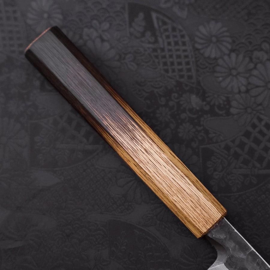 Premium Yanagiba Sushi Knife - Blue Steel #2 Kurouchi Tsuchime Finish with Urushi Handle (270mm) - Perfect for Sushi Chefs & Japanese Cuisine Preparation