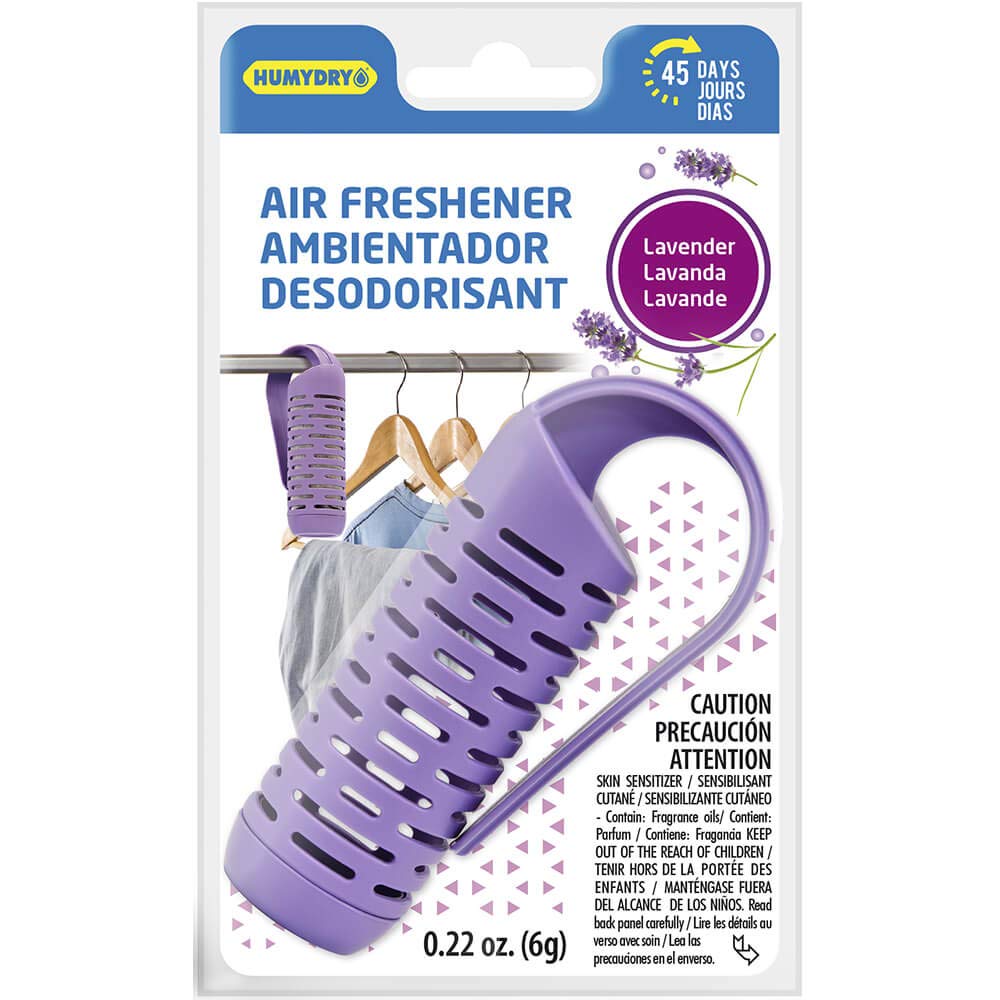Lavender Scented Closet Hanger Air Freshener - 0.22 oz | Long-Lasting Fragrance for Closets, Drawers & Small Spaces | Freshen Clothes & Linens Naturally
