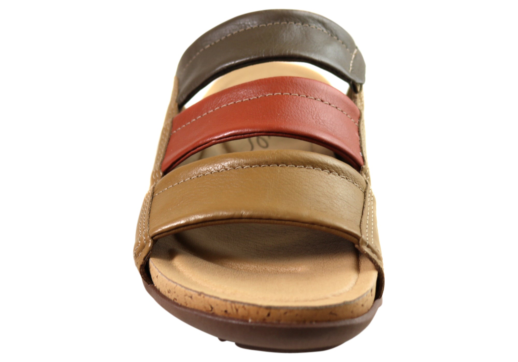 Women's Comfort Leather Slides Sandals - Soft & Supportive Brazilian Made Summer Shoes for Beach, Pool & Casual Wear