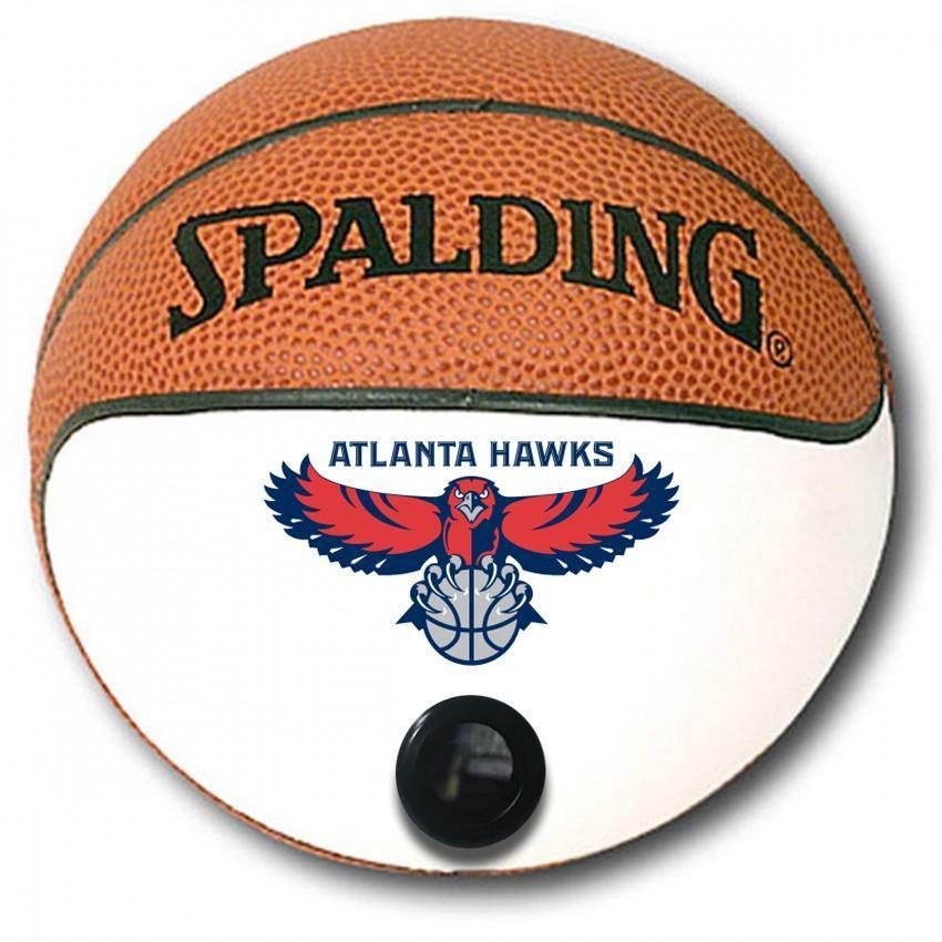 Official Atlanta Hawks NBA Miniature Basketball - Collectible Sports Memorabilia for Fans & Decor | Perfect for Home Office, Man Cave, or Gift for Basketball Enthusiasts