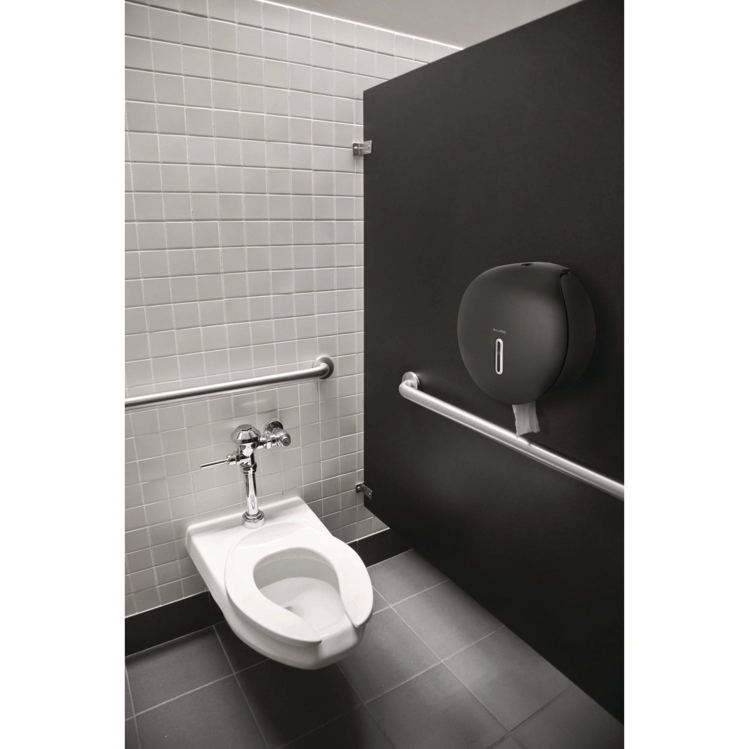 Alpine Industries Jumbo Toilet Paper Dispenser - Heavy Duty Plastic Roll Holder for Commercial & Home Use, 5.3