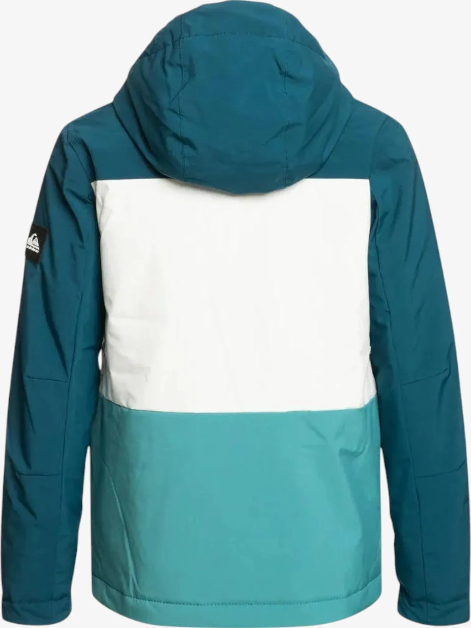 Quiksilver Boys' Side Hit Snow Jacket - Blue & White - Waterproof Winter Coat for Kids - Perfect for Skiing, Snowboarding & Outdoor Adventures