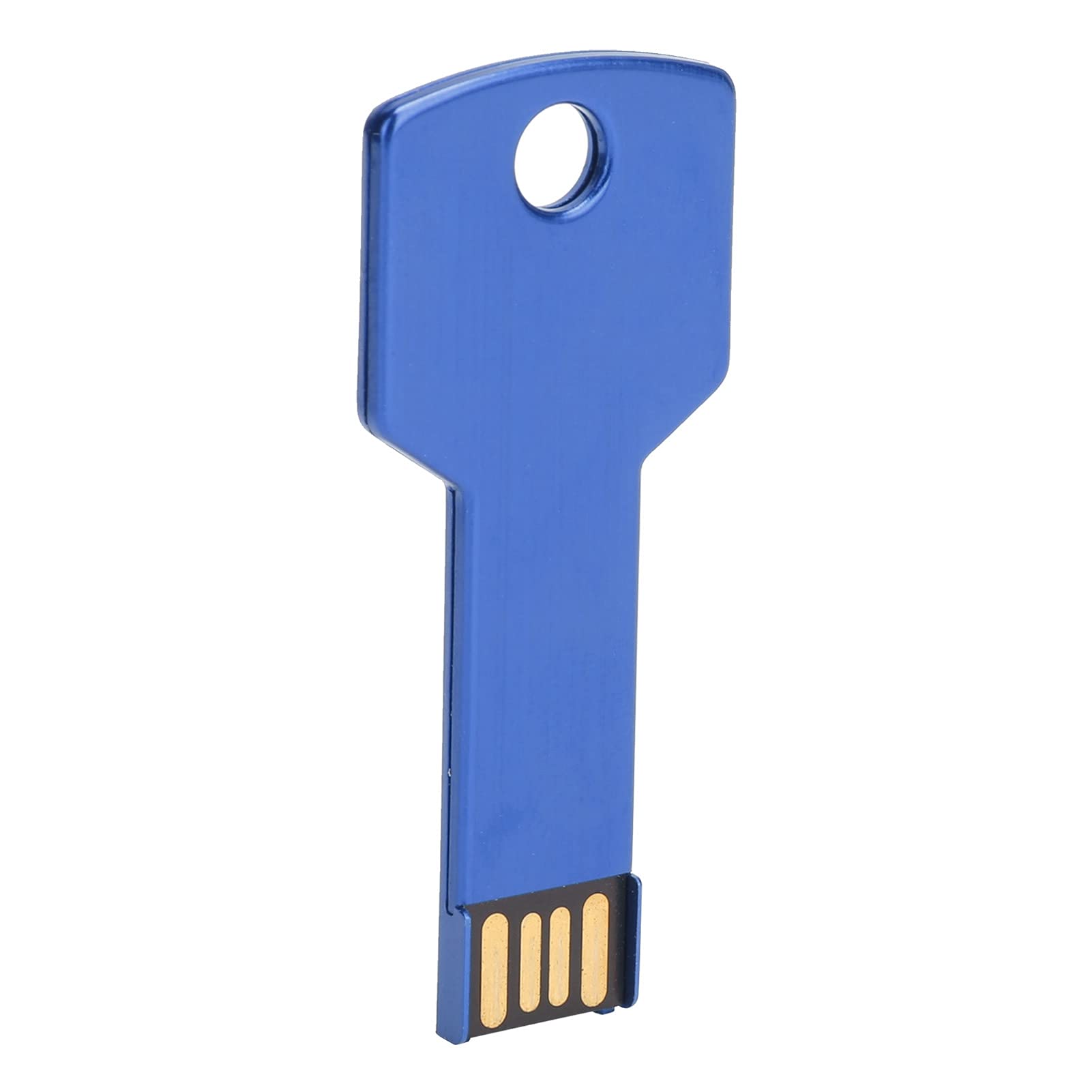Wendeekun USB Flash Drive 8GB - High-Speed Plug & Play Key-Shaped Memory Stick for Computer & Car Storage - Durable & Portable for Work, School, Travel Data Transfer (Blue)